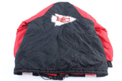90's Kansas City Chiefs Embroidered Game Day Zip Up Jacket - Jackets - Thrifted Threads