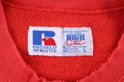 90's Kansas City Chiefs Football Embroidered Sweatshirt - Sweatshirt - Thrifted Threads