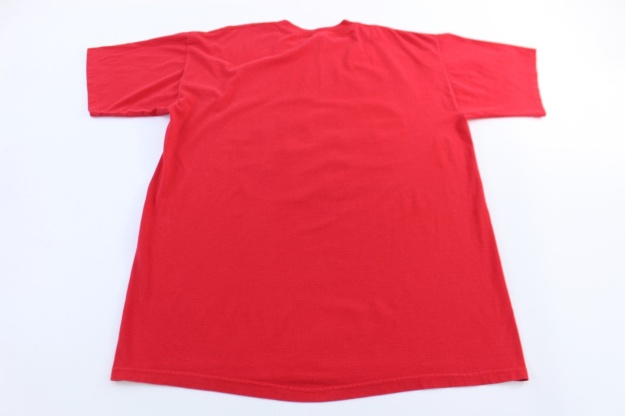 90's Kansas City Chiefs Football Sleep T-shirt - ThriftedThreads.com
