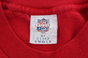 90's Kansas City Chiefs Football Sleep T-shirt - ThriftedThreads.com