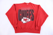90's Kansas City Chiefs Football Sweatshirt - Sweatshirt - Thrifted Threads