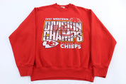 90's Kansas City Chiefs Football Sweatshirt - Sweatshirt - Thrifted Threads