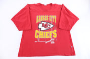 90's Kansas City Chiefs Football T-shirt - Shirts & Tops - Thrifted Threads
