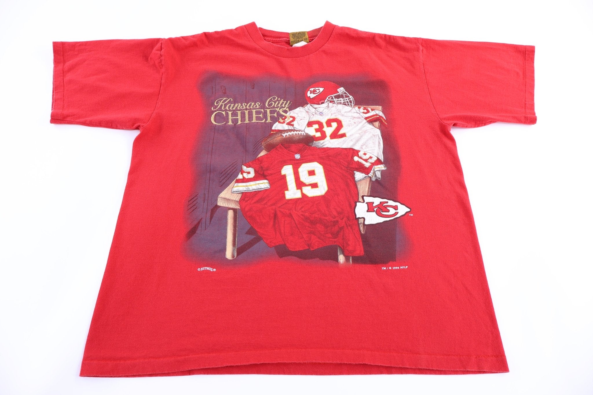 90's Kansas City Chiefs Football T-shirt - Shirts & Tops - Thrifted Threads