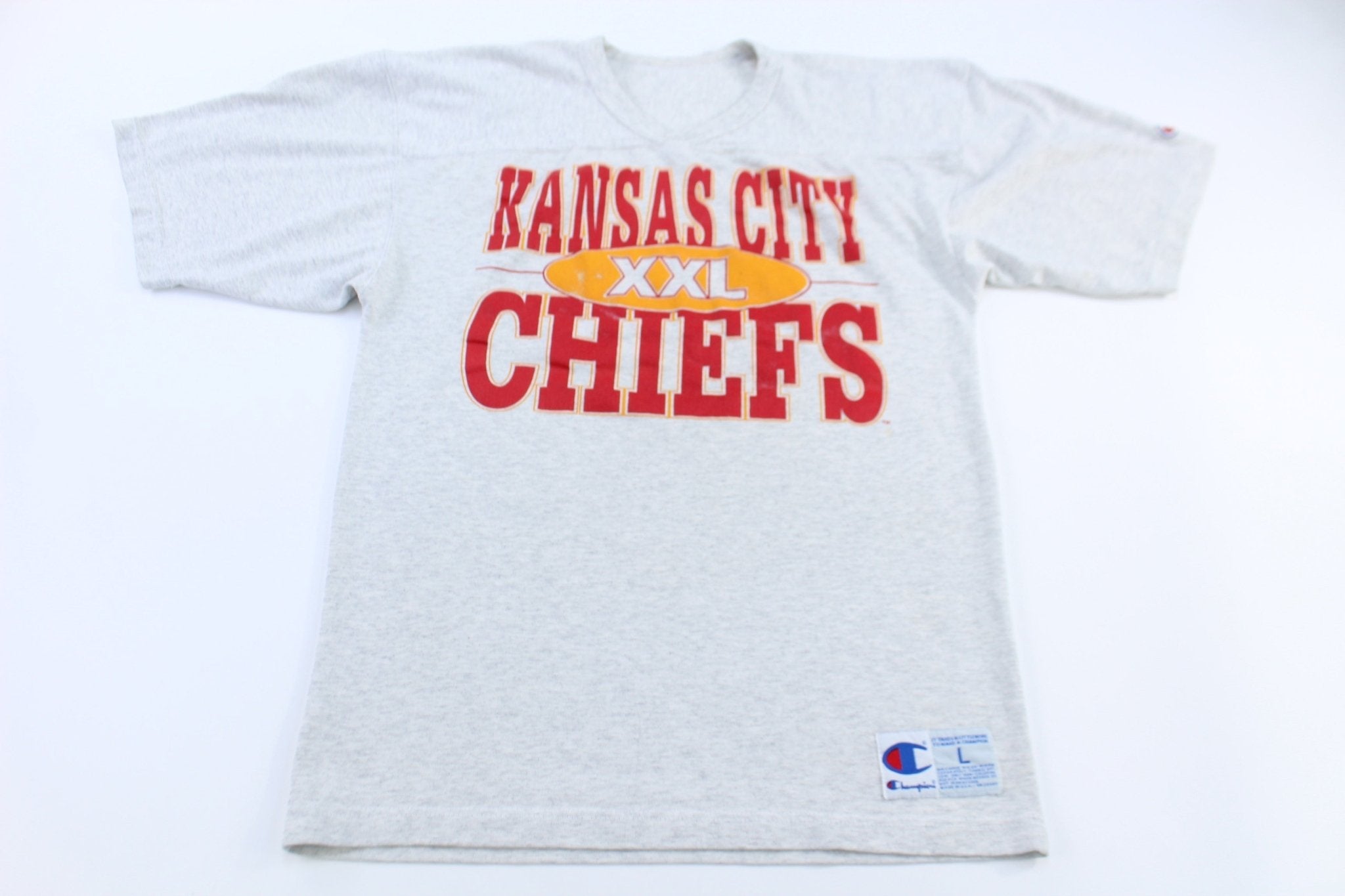 90's Kansas City Chiefs Football T-shirt - Shirts & Tops - Thrifted Threads