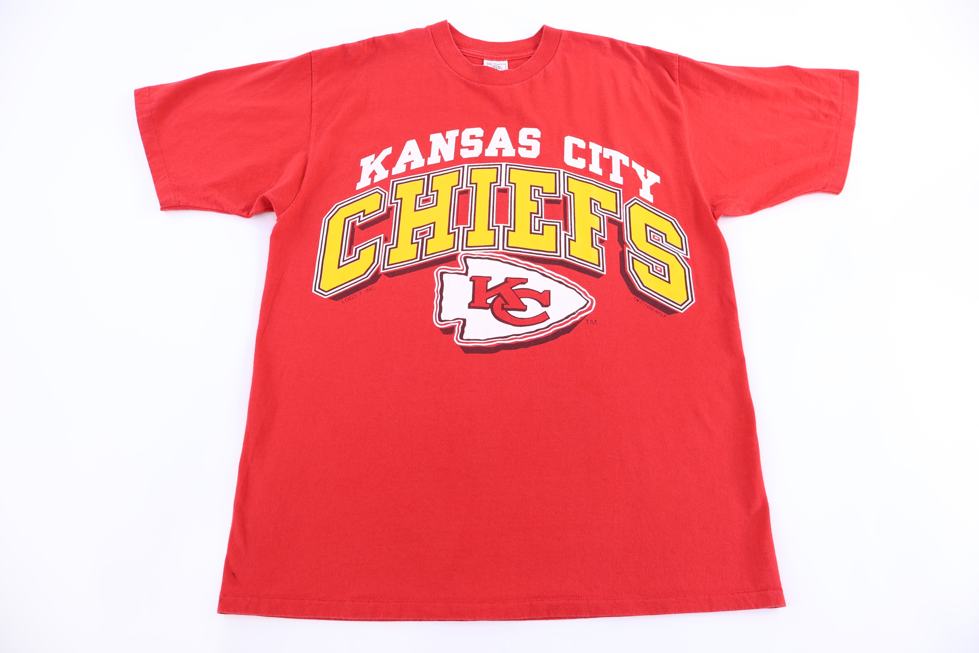 90's Kansas City Chiefs Football T-shirt - Shirts & Tops - Thrifted Threads