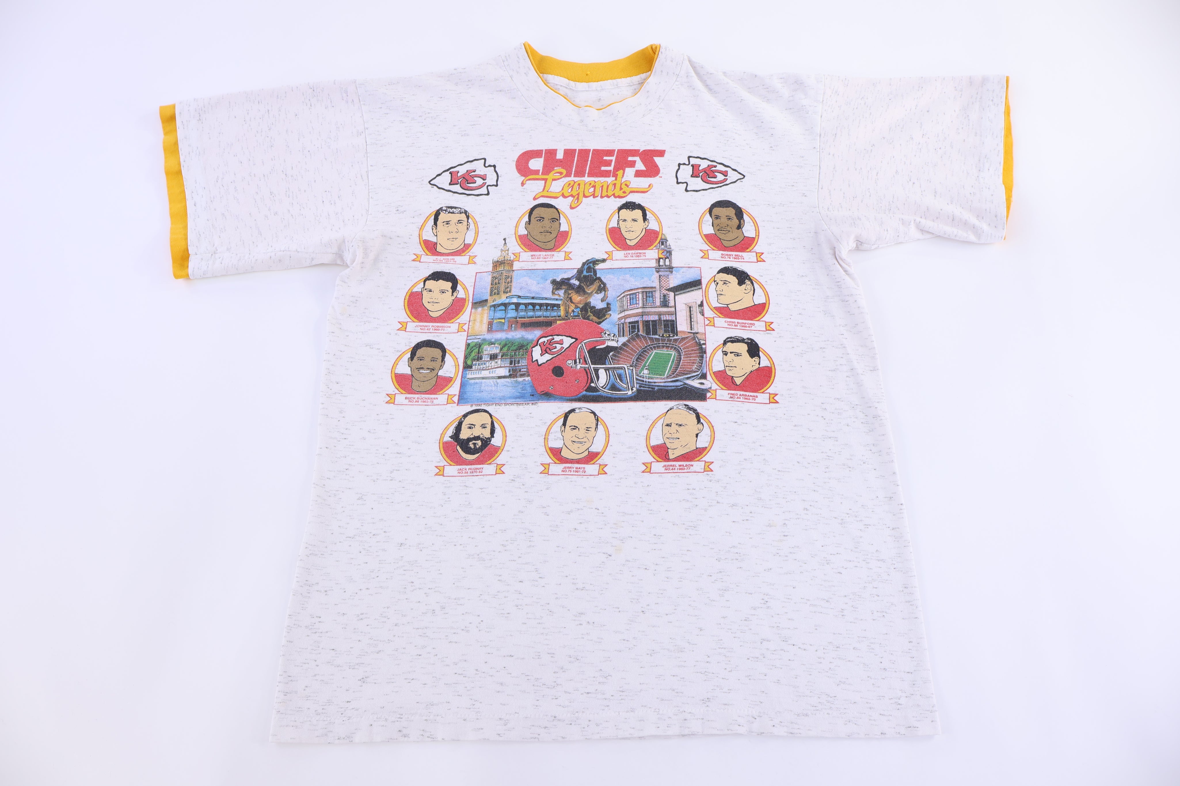90's Kansas City Chiefs Football T-shirt - Shirts & Tops - Thrifted Threads