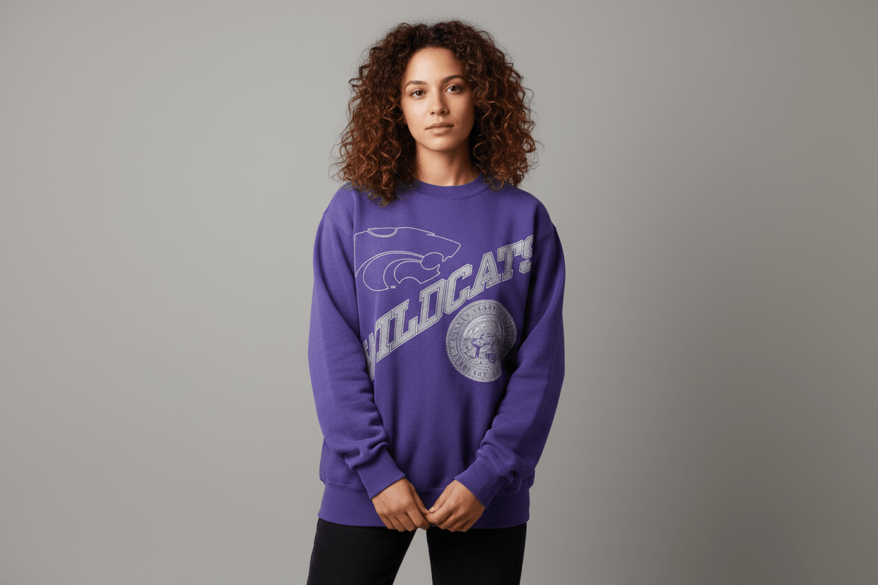 90's Kansas State University Sweatshirt - ThriftedThreads.com