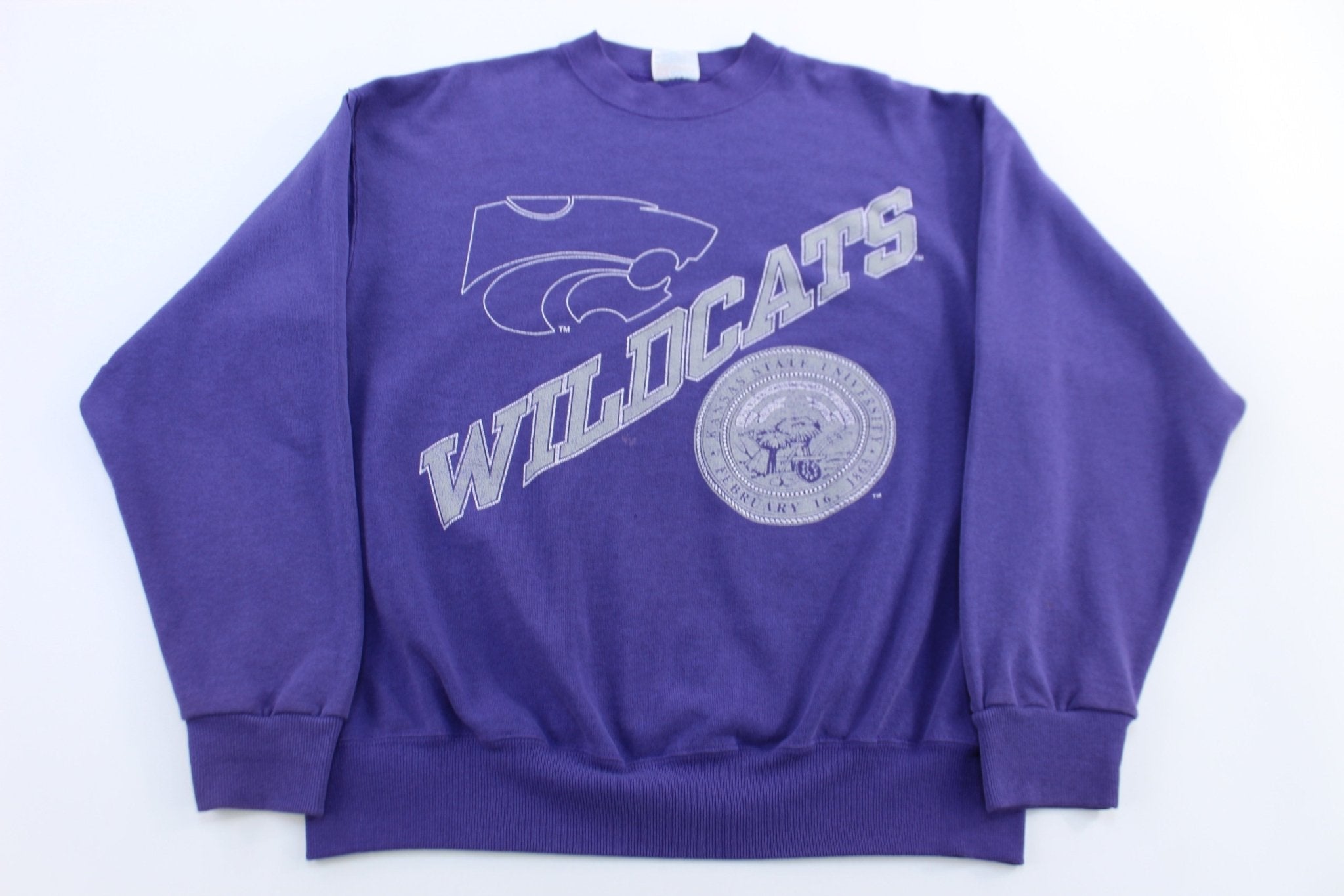 90's Kansas State University Sweatshirt - Sweatshirt - Thrifted Threads