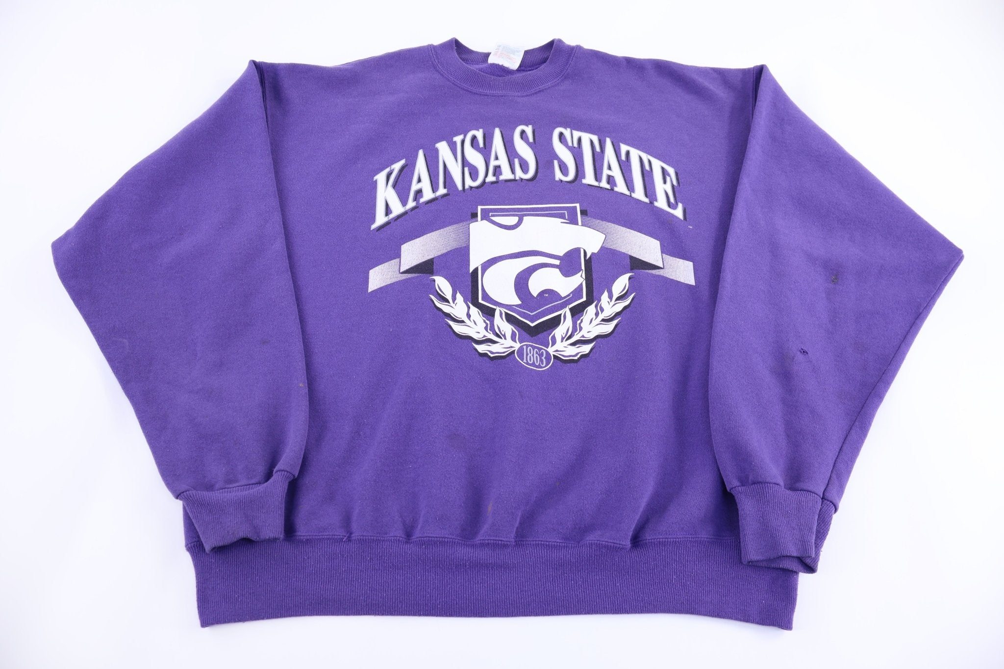 90's Kansas State University Sweatshirt - Sweatshirt - Thrifted Threads