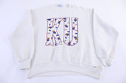 90's Kansas Univeristy Sweatshirt - sweatshirt - Thrifted Threads