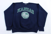 90's Kansas University Sweatshirt - ThriftedThreads.com