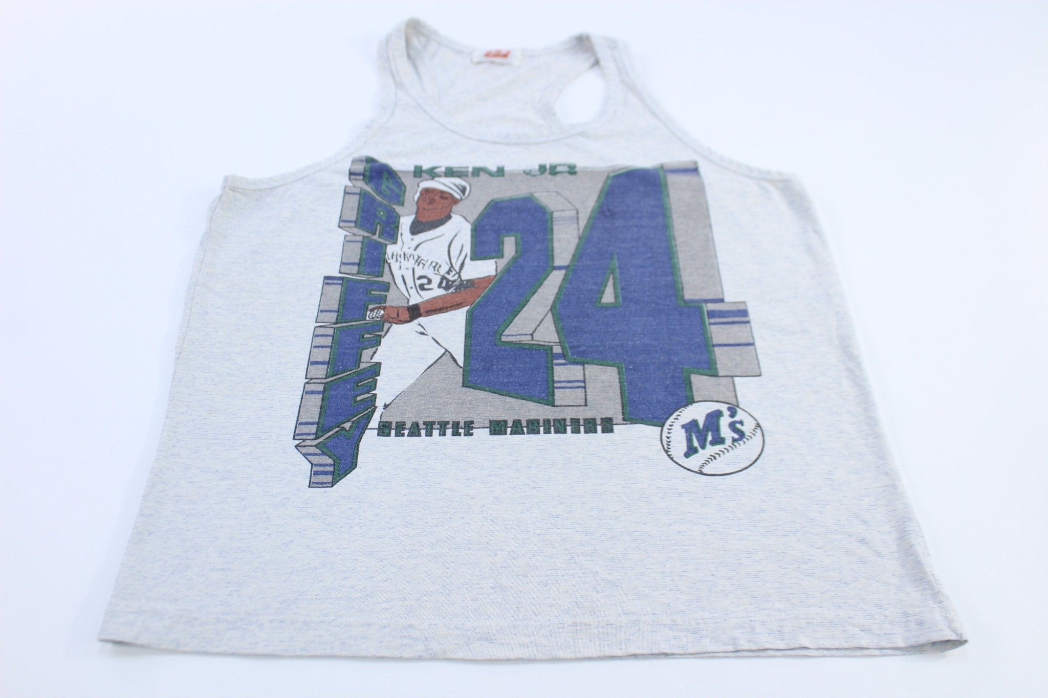 90's Ken Griffey Jr Seattle Mariners Graphic Tank Top - Jerseys/Tanks - Thrifted Threads