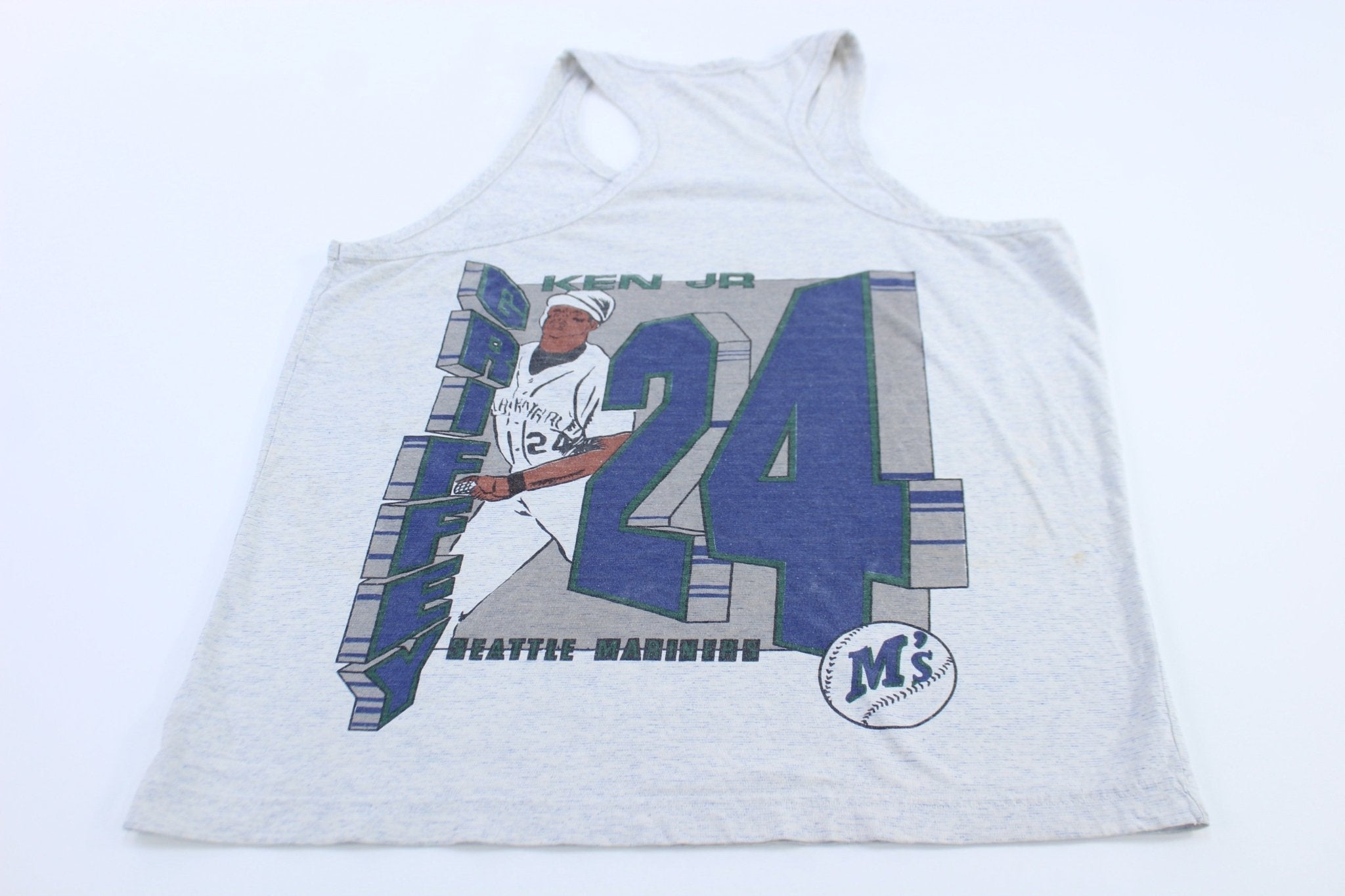 90's Ken Griffey Jr Seattle Mariners Graphic Tank Top - Jerseys/Tanks - Thrifted Threads