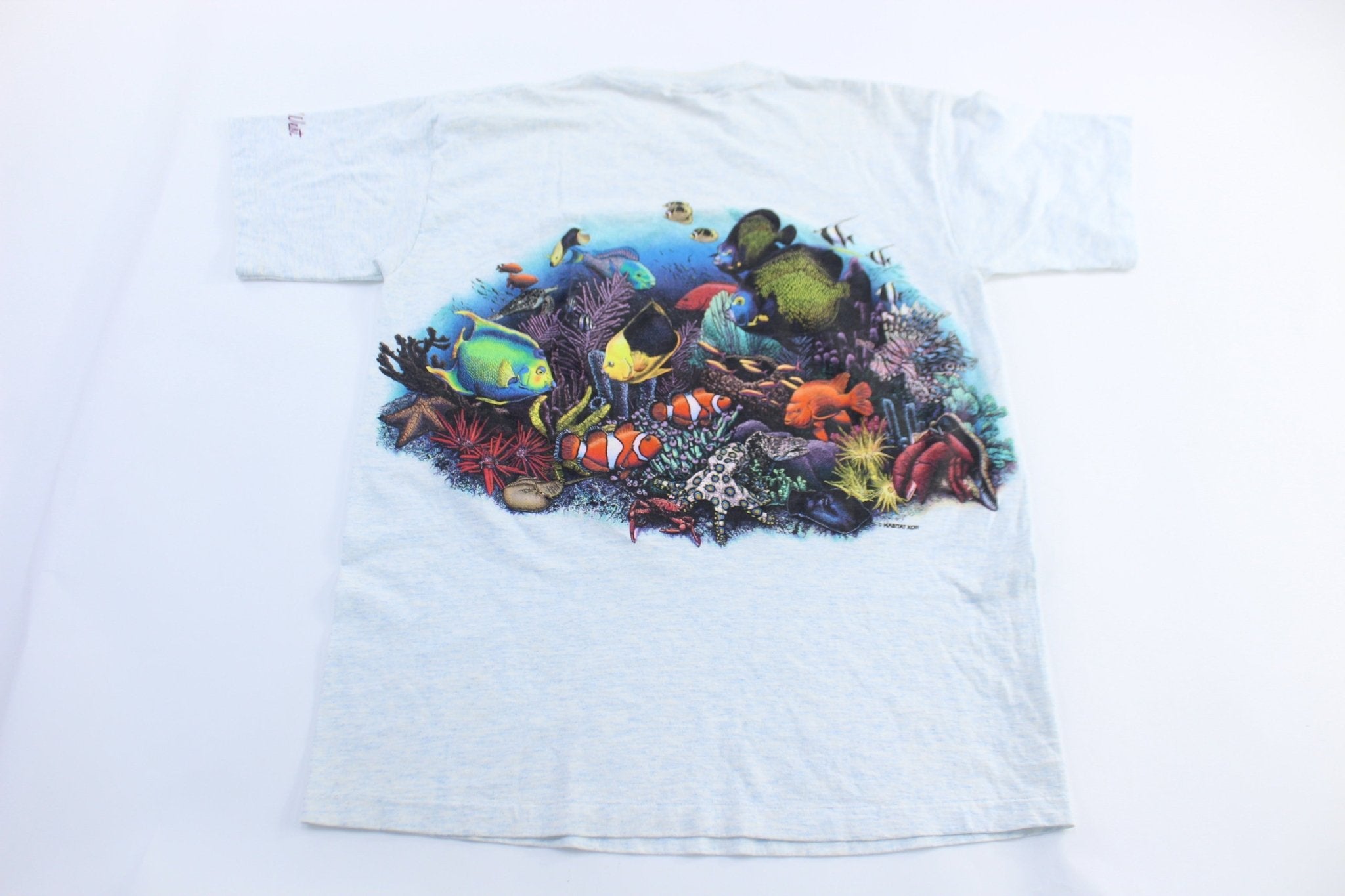 90's Key West, Florida Ocean All Over Print T-Shirt - ThriftedThreads.com