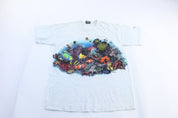 90's Key West, Florida Ocean All Over Print T-Shirt - ThriftedThreads.com