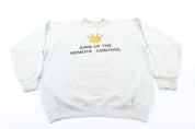 90's King Of The Remove Control Sweatshirt - ThriftedThreads.com