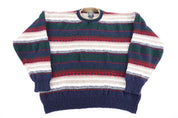 90's Lake Harmony Multicolor Knit Sweater - Sweater - Thrifted Threads