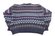 90's Lake Harmony Multipatterned Knit Sweater - Sweater - Thrifted Threads