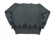 90's Lavane Multipattern Knit Sweater - Sweater - Thrifted Threads