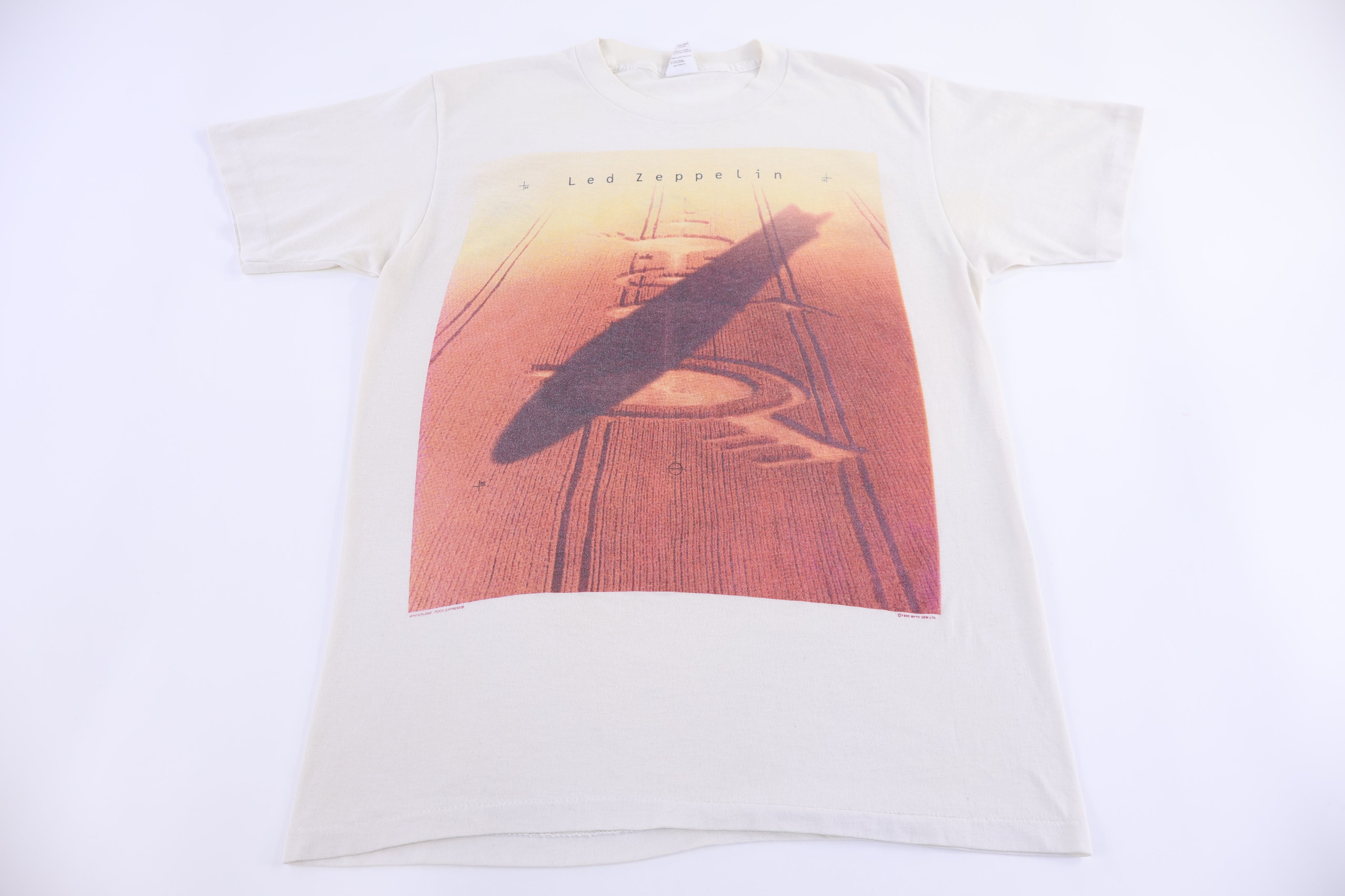 90's Led Zeppelin Crop Circles T-shirt - Shirts & Tops - Thrifted Threads