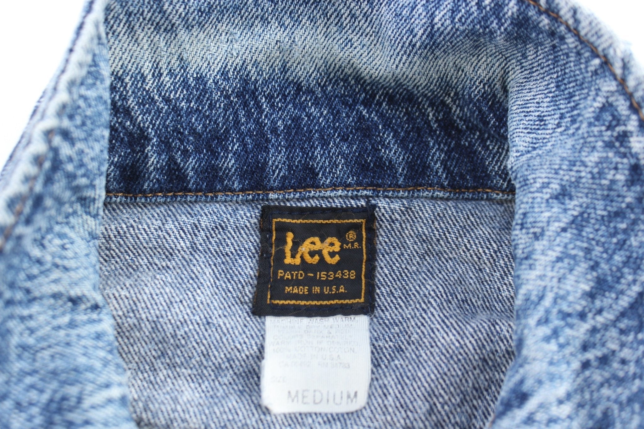 90's Lee Acid Wash Denim Trucker Jacket - Jacket - Thrifted Threads