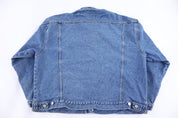 90's Lee Dallas Cowboys Dark Wash Denim Jacket - Jacket - Thrifted Threads