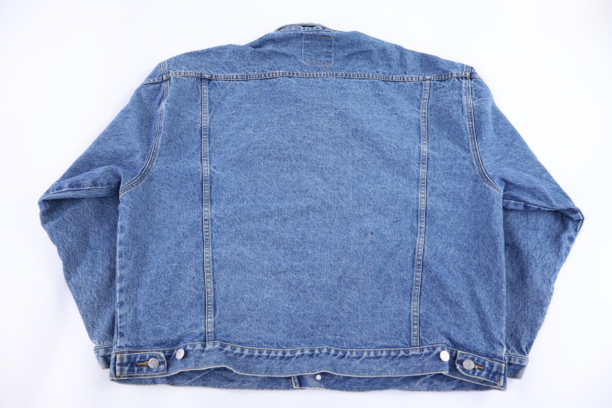 90's Lee Dallas Cowboys Dark Wash Denim Jacket - Jacket - Thrifted Threads