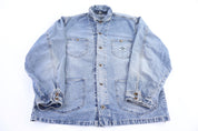90's Lee Dungarees Light Wash Chore Jacket - Jacket - Thrifted Threads