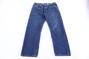 90's Levi's 505 Dark Wash Denim Jeans - Pants - Thrifted Threads