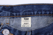 90's Levi's 505 Dark Wash Denim Jeans - Pants - Thrifted Threads