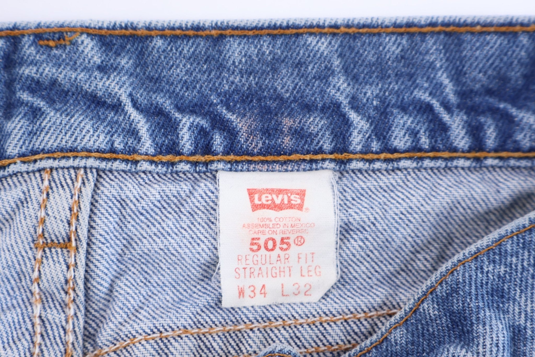 90's Levi's 505 Medium Wash Denim Jeans - pants - Thrifted Threads