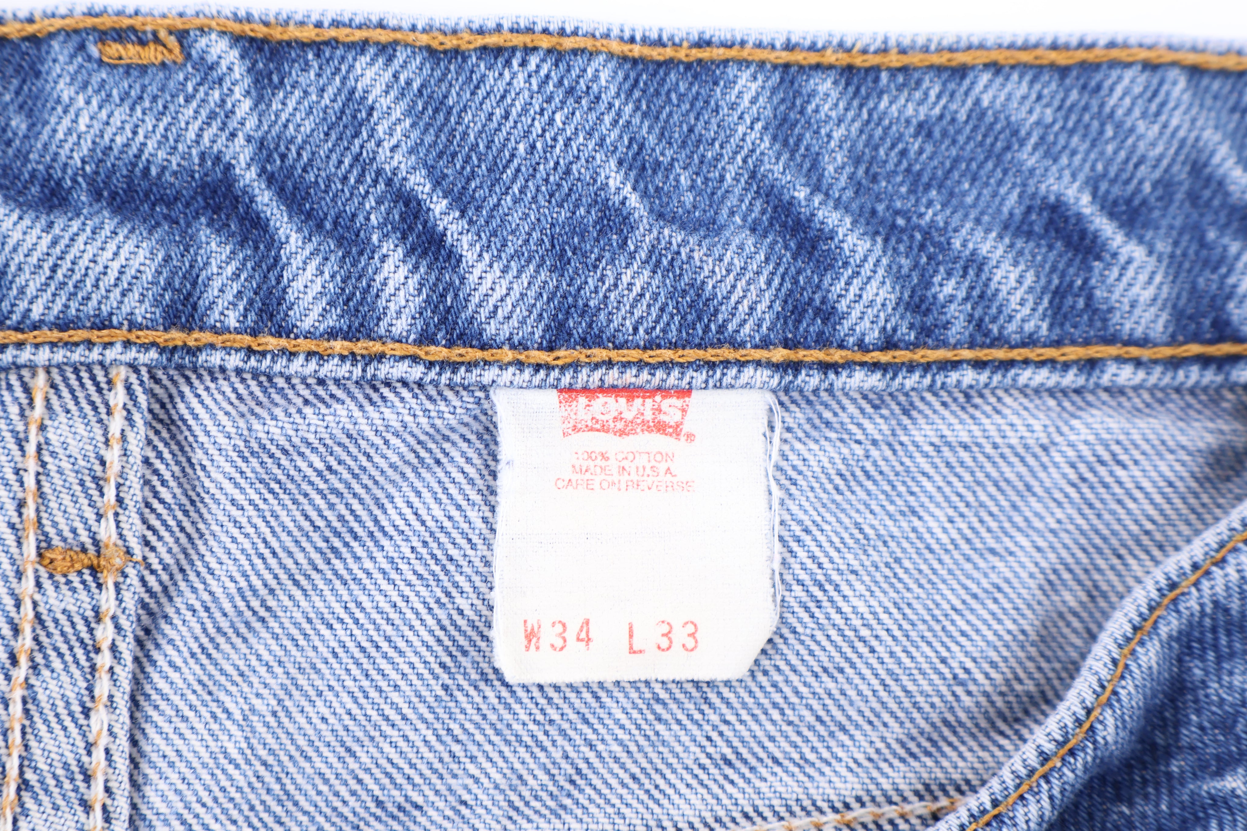 90's Levi's 517 Medium Wash Denim Jeans - pants - Thrifted Threads