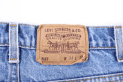 90's Levi's 517 Medium Wash Denim Jeans - pants - Thrifted Threads