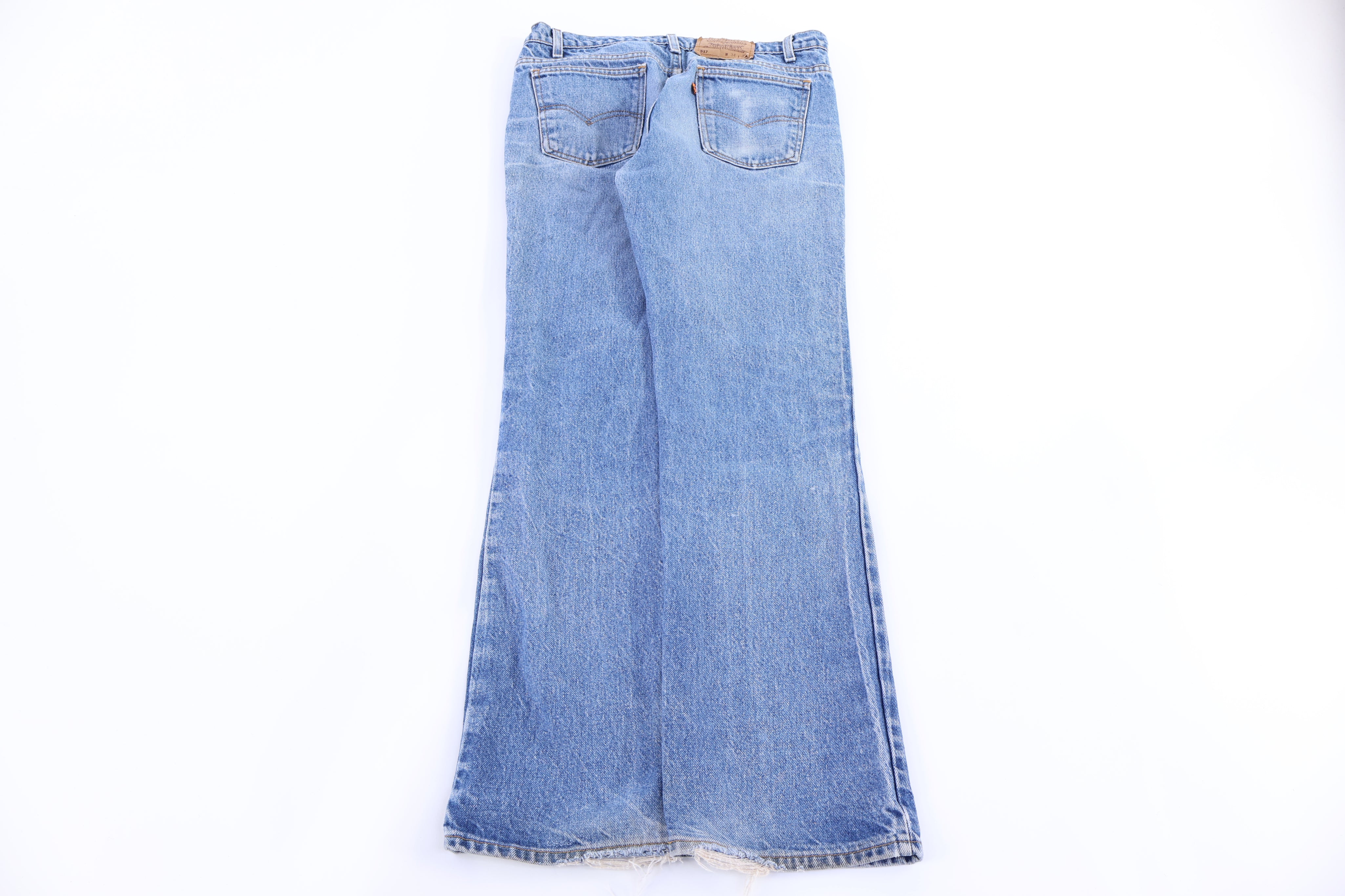90's Levi's 517 Medium Wash Denim Jeans - pants - Thrifted Threads