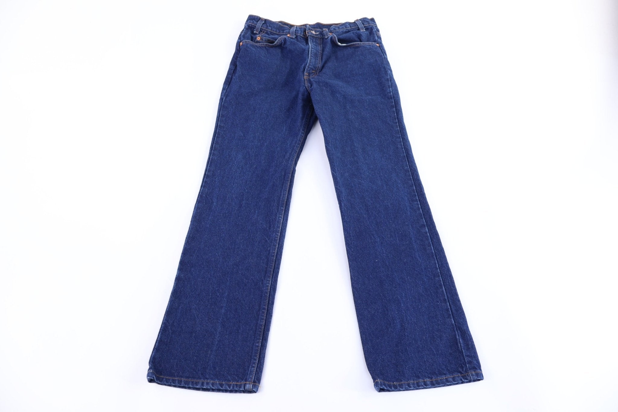 90's Levi's 517 Orange Tab Dark Wash Denim Jeans - Pants - Thrifted Threads