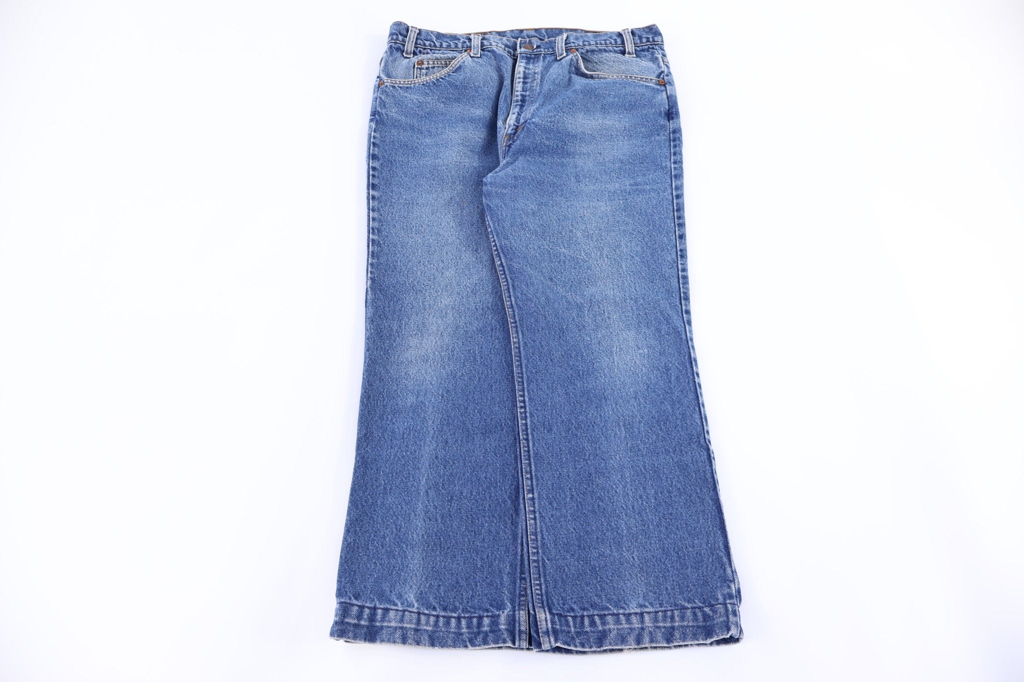 90's Levi's 517 Orange Tab Dark Wash Denim Jeans - Pants/Shorts - Thrifted Threads