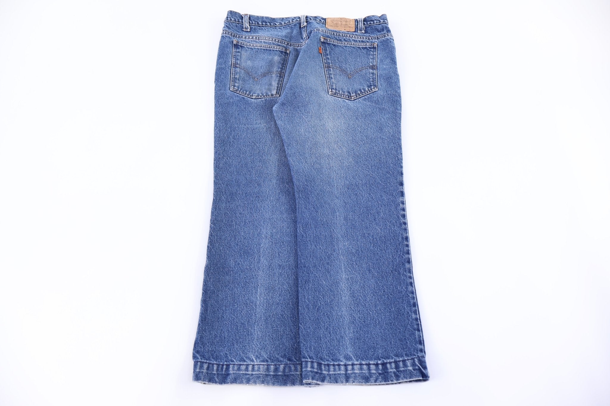 90's Levi's 517 Orange Tab Dark Wash Denim Jeans - Pants/Shorts - Thrifted Threads