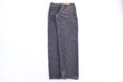 90's Levi's 550 Black Dneim Jeans - Pants - Thrifted Threads