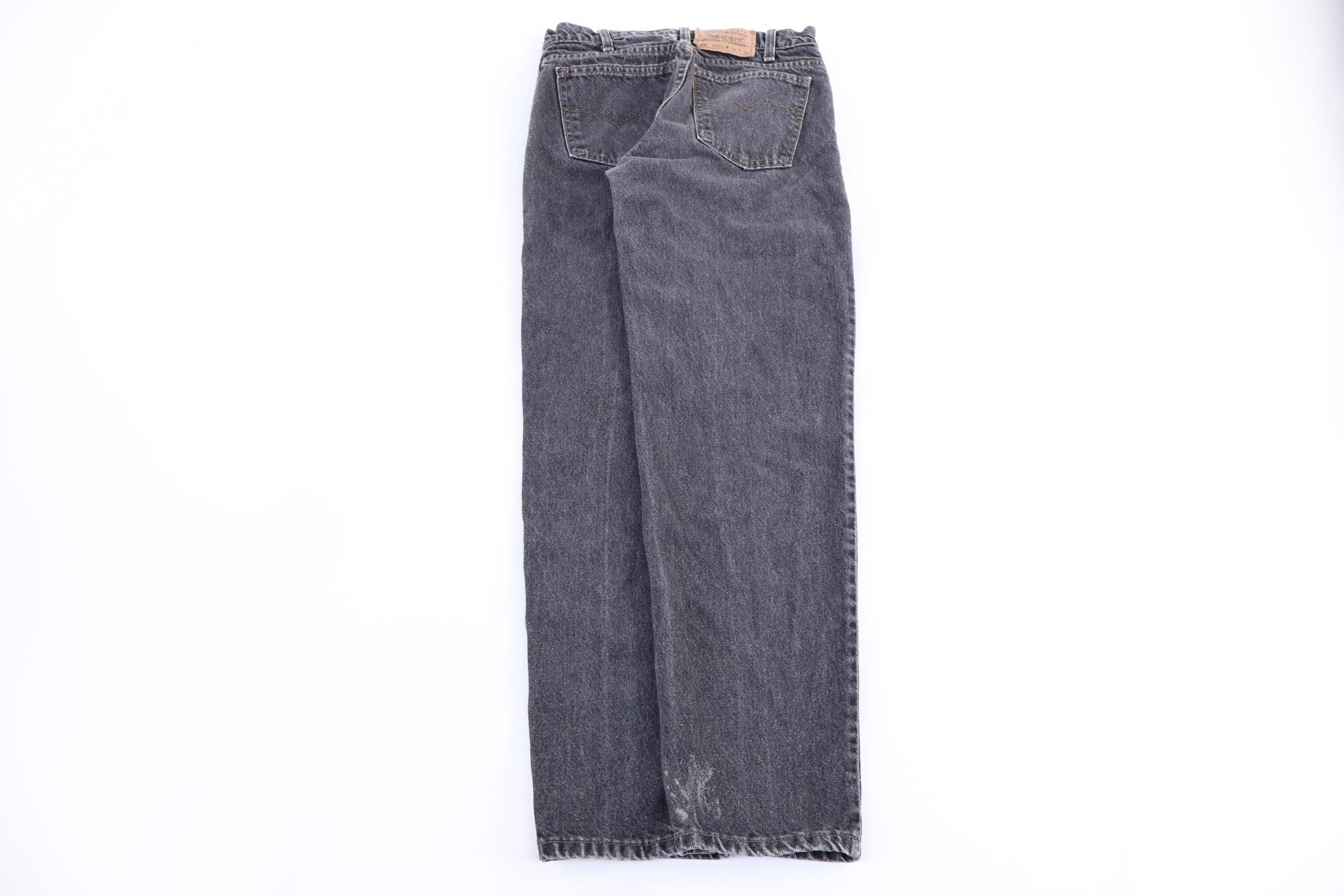 90's Levi's 550 Black Dneim Jeans - Pants - Thrifted Threads