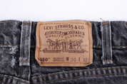 90's Levi's 550 Black Dneim Jeans - Pants - Thrifted Threads