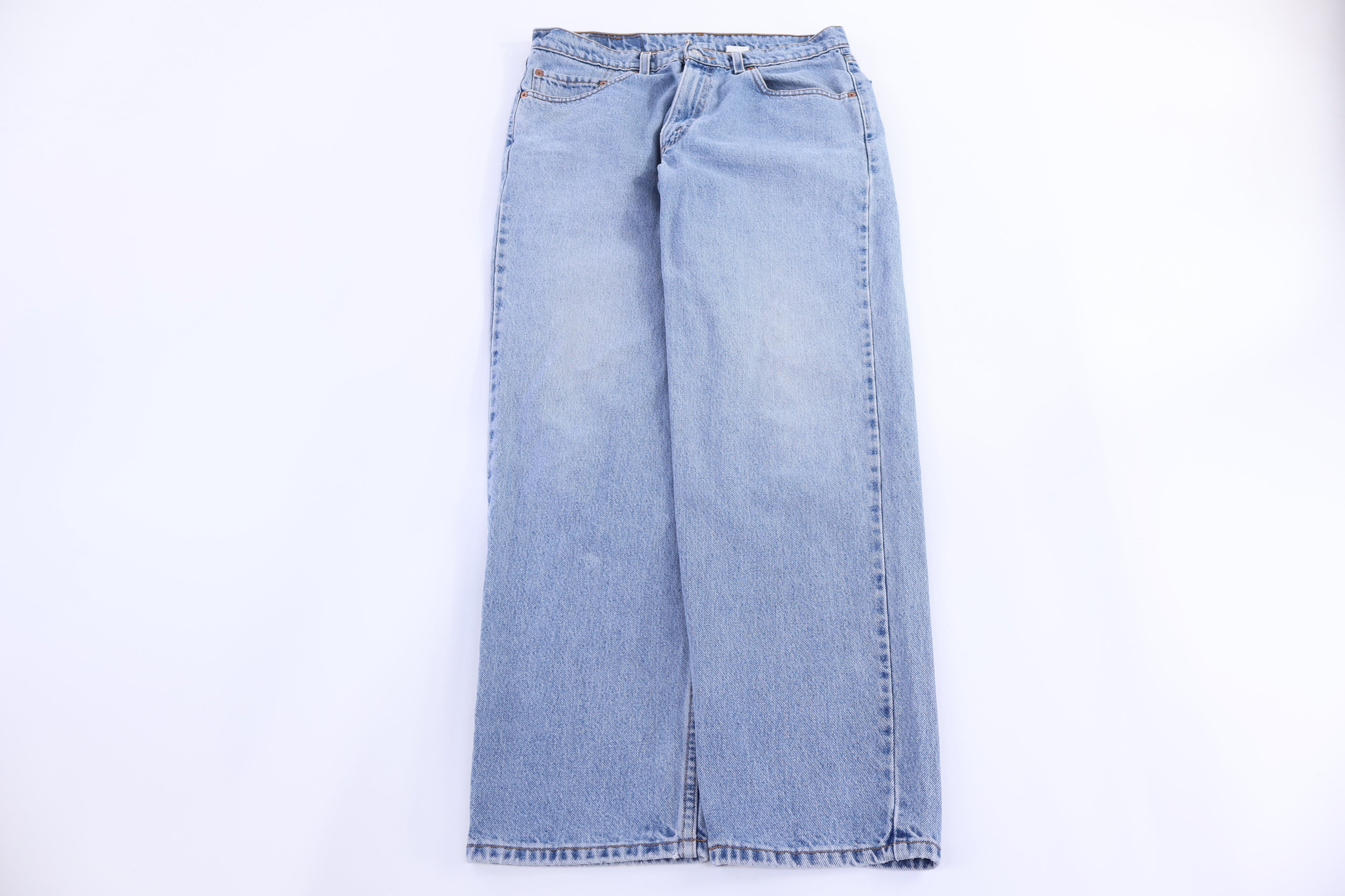 90's Levi's 550 Light Wash Denim Jeans - Pants - Thrifted Threads