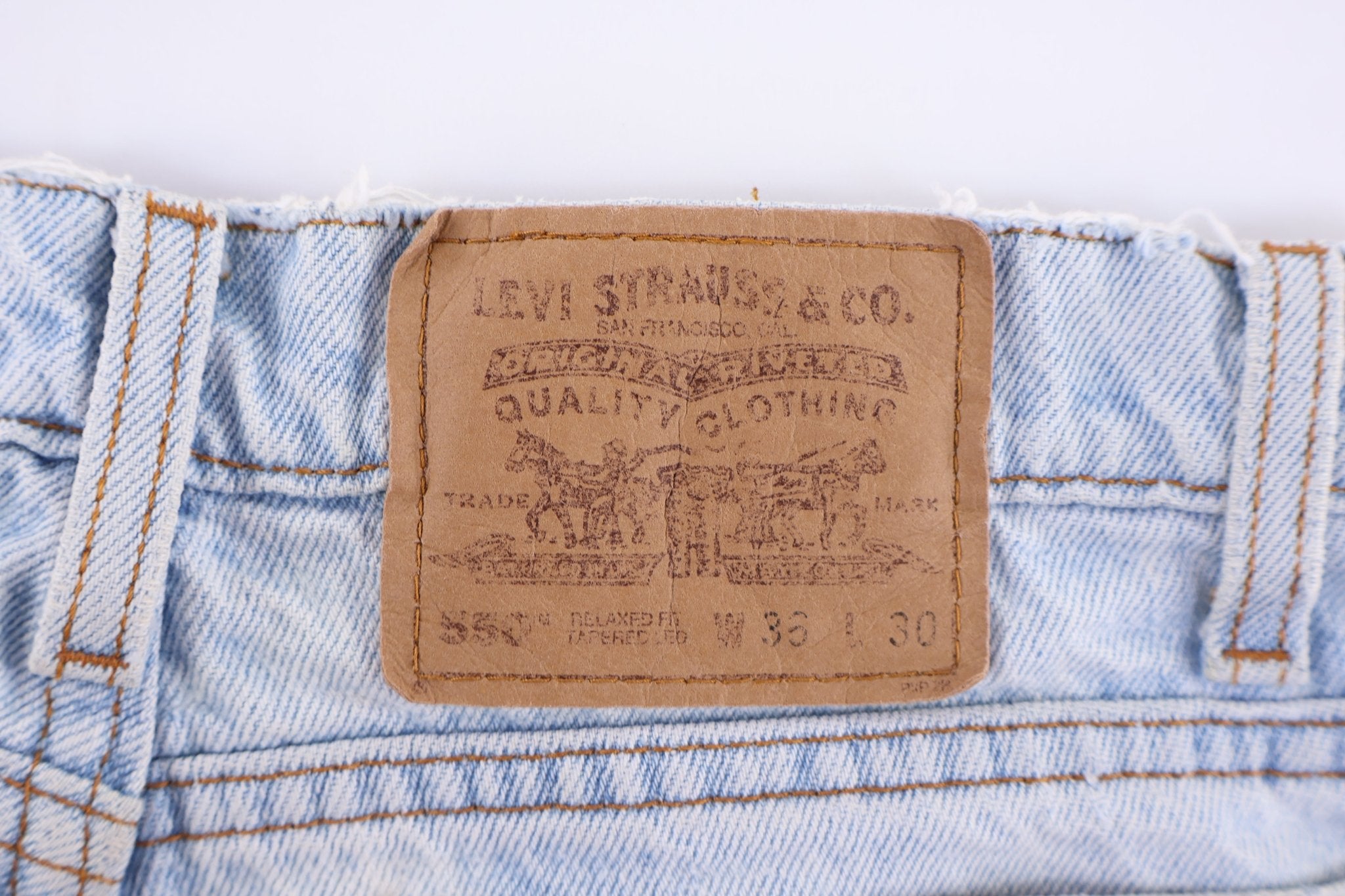 90's Levi's 550 Orange Tab Denim Jeans - Pants/Shorts - Thrifted Threads