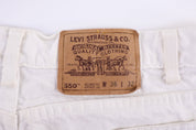 90's Levi's 550 White Denim Jeans - Pants/Shorts - Thrifted Threads