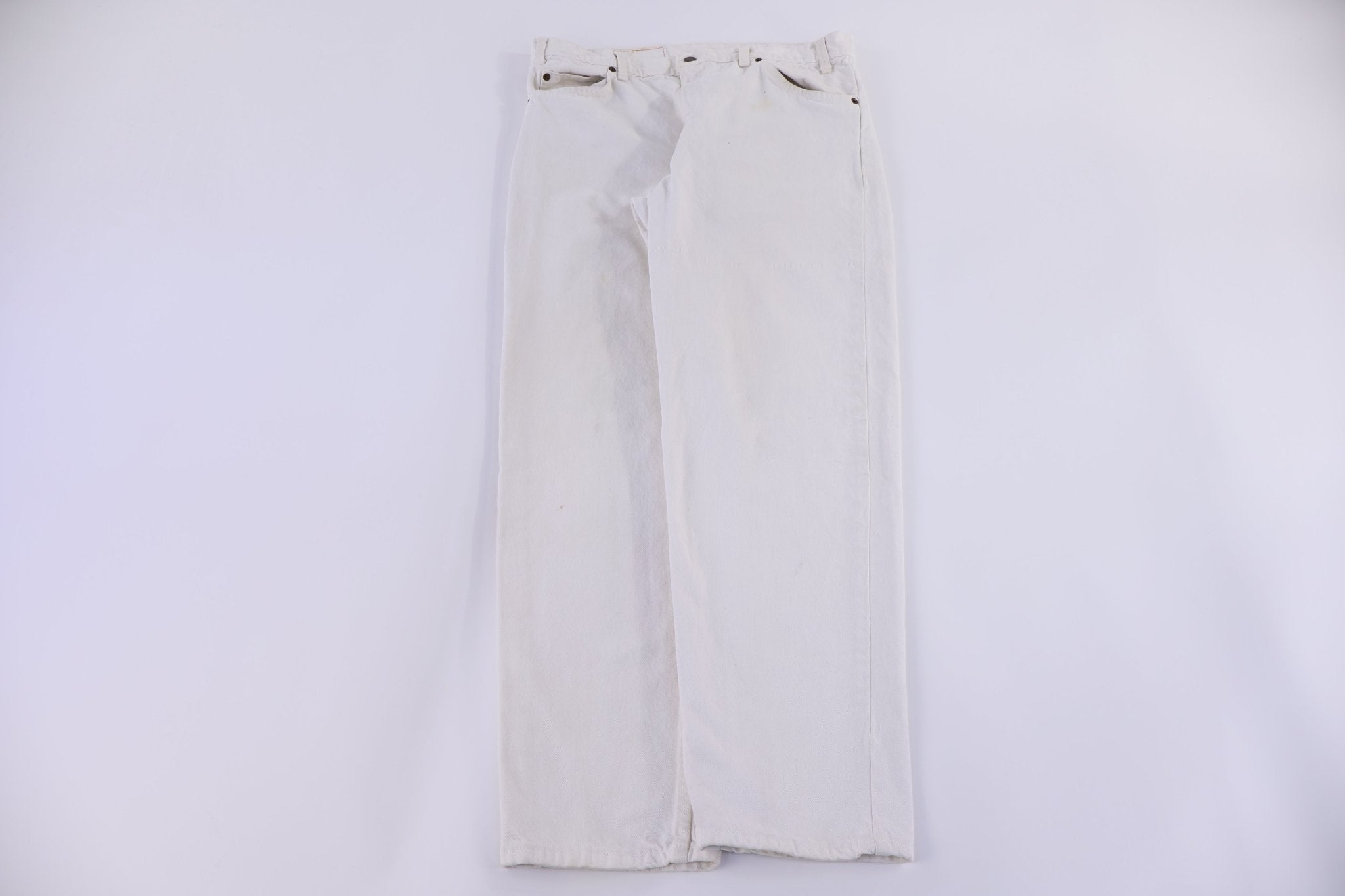 90's Levi's 550 White Denim Jeans - Pants/Shorts - Thrifted Threads