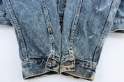 90's Levi's Acid Wash Denim Trucker jacket - ThriftedThreads.com