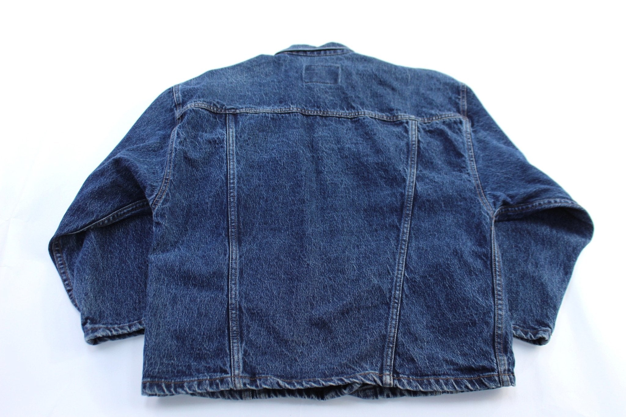 90's Levi's Dark Wash Denim Jacket - ThriftedThreads.com