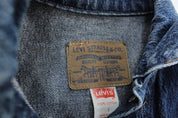 90's Levi's Dark Wash Denim Jacket - ThriftedThreads.com