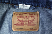 90's Levi's Dark Wash Denim Jacket - jacket - Thrifted Threads