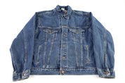 90's Levi's Dark Wash Denim Jacket - jacket - Thrifted Threads